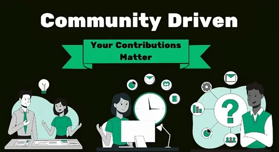 Hero image showcasing Rust and SASS community members collaborating
