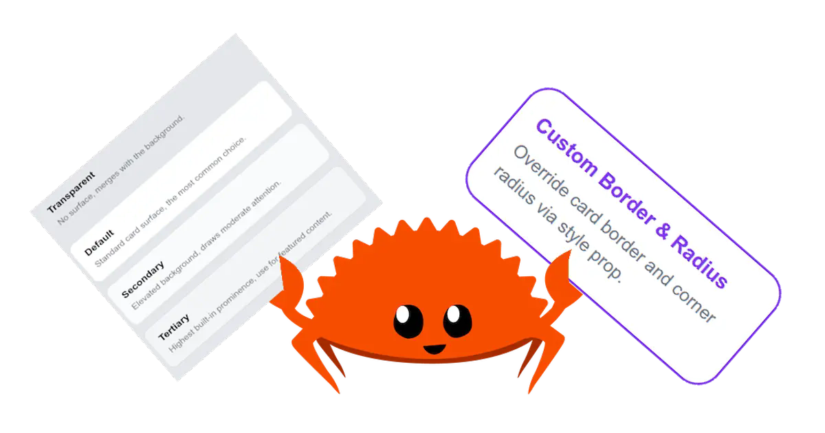 ๐ Card RS: Extremely Customizable Card component for WASM frameworks